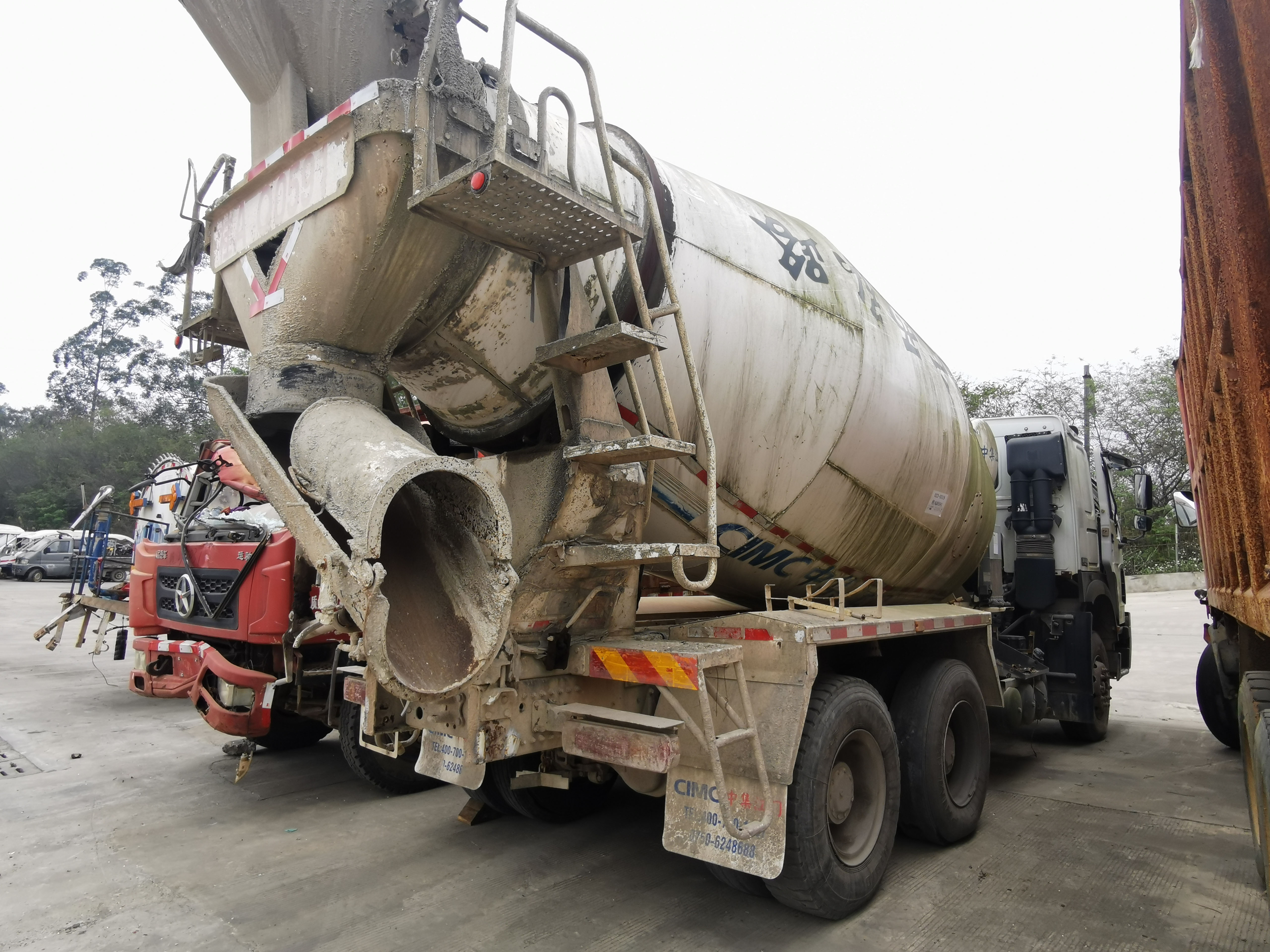 报废工程搅拌车